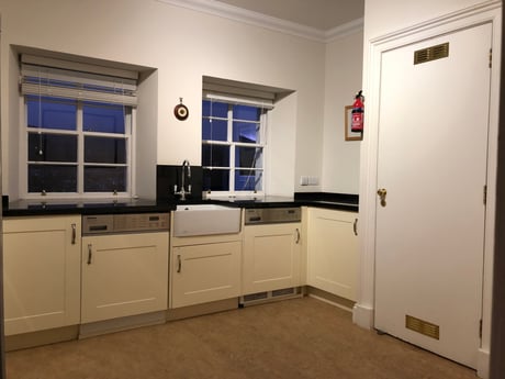 Utility room with Miele appliances and   American Fridge Freezer